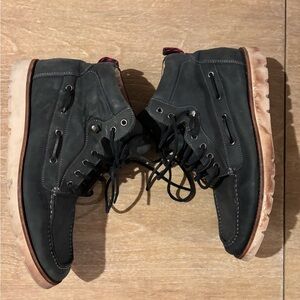 Polo by Ralph Lauren Salisbury Charcoal and Tan Boots